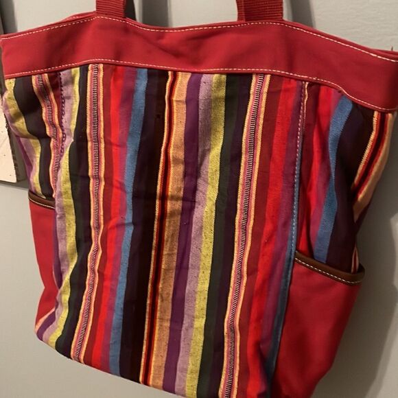 UnionBay Handbag Multicolor Canvas
Striped Boho Bag - Picture 7 of 10